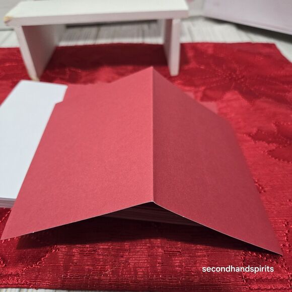 30 All Occasion Blank Note Cards With Envelopes - Red - Picture 3 of 4